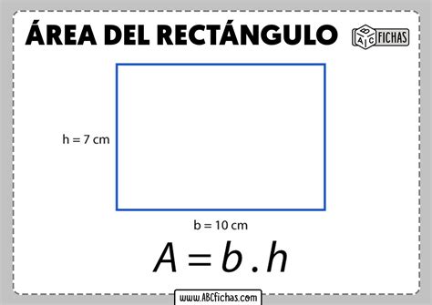 formula area rectangulo